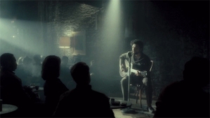 One of many stunning shots in the film. Just demonstrates its distinctive visual style. Washed out colors, and dark shadows. Oppresiveness...this is the world of Inside Llewyn Davis